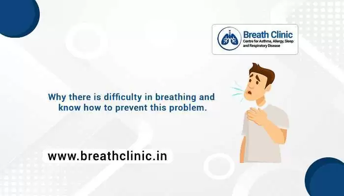 difficulty in breathing