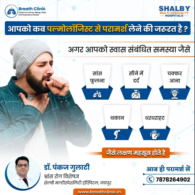 Symptoms That You Should Visit Pulmonologist